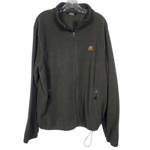 Landway McDonald's Soft Shell Jacket Adult XL Gray Full-Zip Employee Workwear